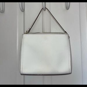Lo & Sons white leather bag
